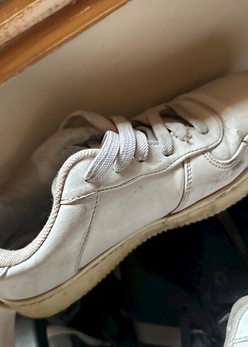 New Balance Beyaz Gri Spor Ayakkabı Velcro