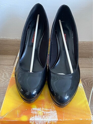 Siyah rugan ayakkabı - Görsel 8