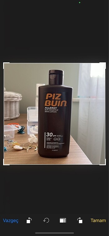 PIZ BUİN SPF30 güneş kremi 30spf