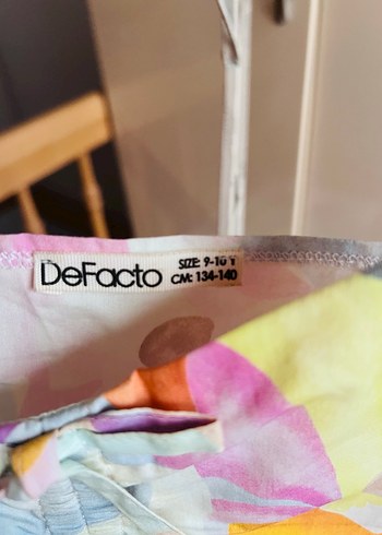 Defacto 9-10 yaş renkli şort takım - Görsel 4