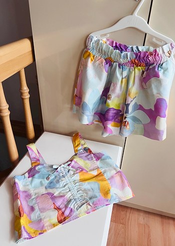 Defacto 9-10 yaş renkli şort takım - Görsel 10