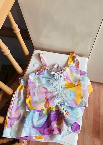 Defacto 9-10 yaş renkli şort takım - Görsel 7