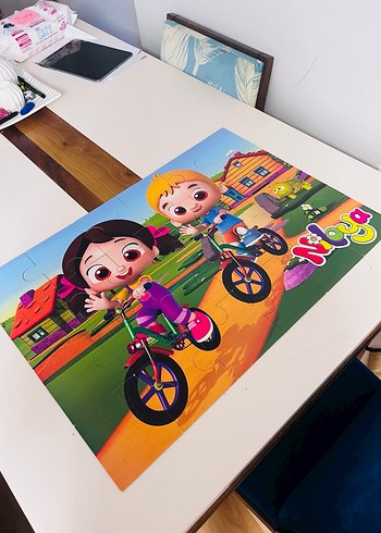 Niloya Renkli dev boy Çocuk Puzzle - Görsel 3
