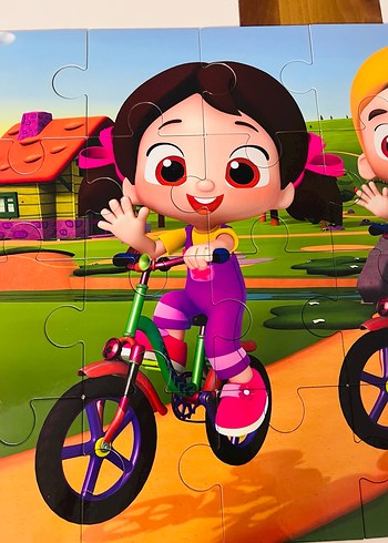 Niloya Renkli dev boy Çocuk Puzzle - Görsel 4