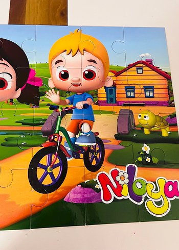 Niloya Renkli dev boy Çocuk Puzzle - Görsel 5