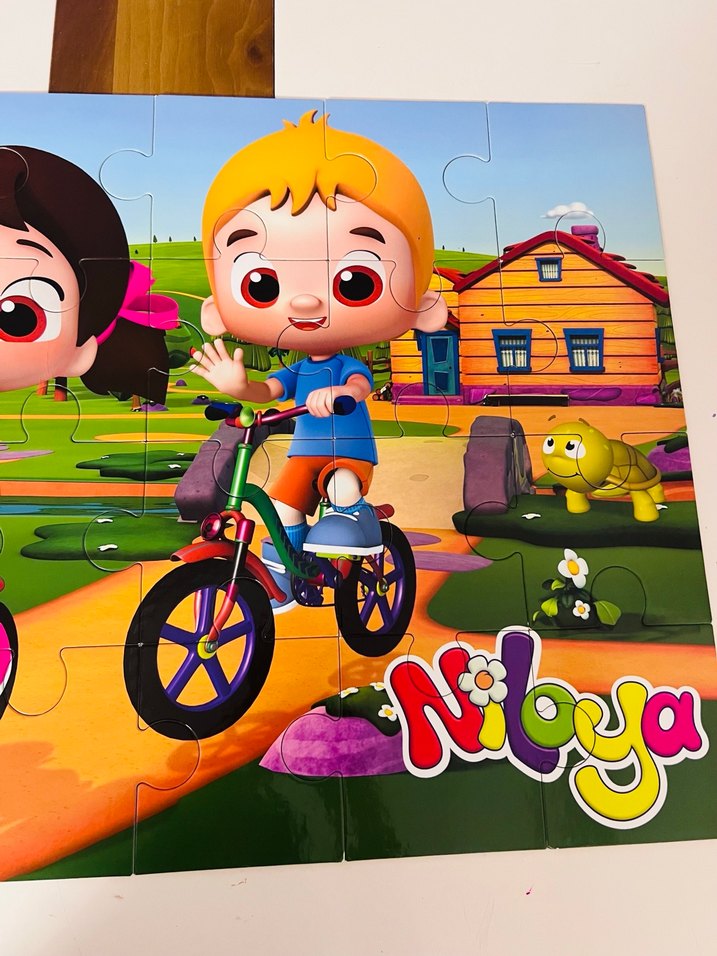 Niloya Renkli dev boy Çocuk Puzzle - Görsel 5