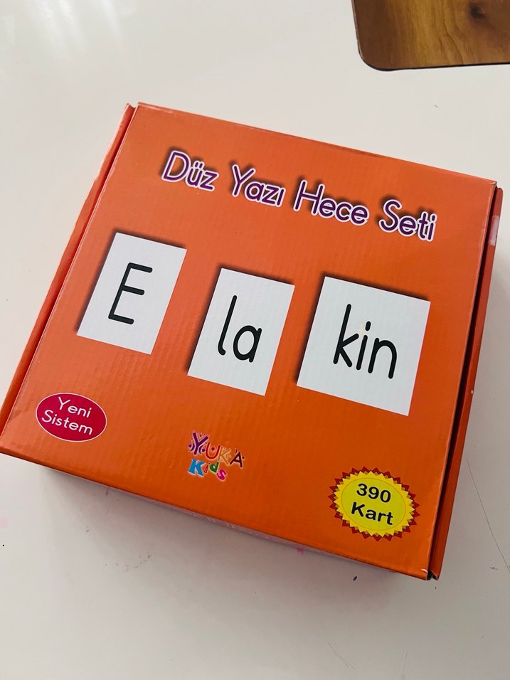 YUKA Kids Düz Yazı Hece Seti - Görsel 4