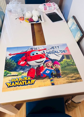 Renkli Harika Kanatlar Çocuk Puzzle - Görsel 2