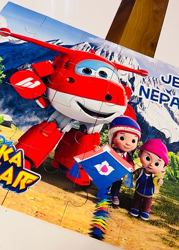 Renkli Harika Kanatlar Çocuk Puzzle - Görsel 4