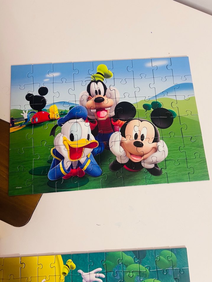 Disney Mickey Mouse Renkli 2'si 1 Arada Puzzle - Görsel 3