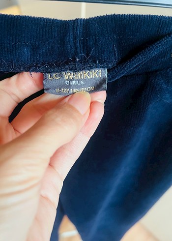 LCW Lacivert kadife tayt 11-12 yaş - Görsel 4