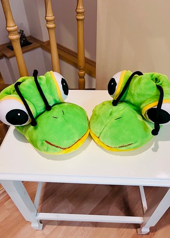 Yeşil Yumuşak Erkek Çocuk Ev Terliği - Görsel 4