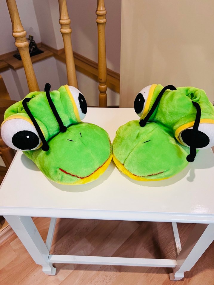 Yeşil Yumuşak Erkek Çocuk Ev Terliği - Görsel 4