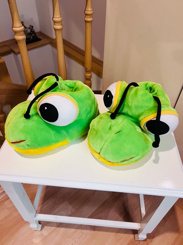 Yeşil Yumuşak Erkek Çocuk Ev Terliği - Görsel 3