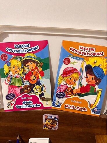 Okumayı öğrenme seti ve renkli heceli hikaye kitapları - Görsel 16