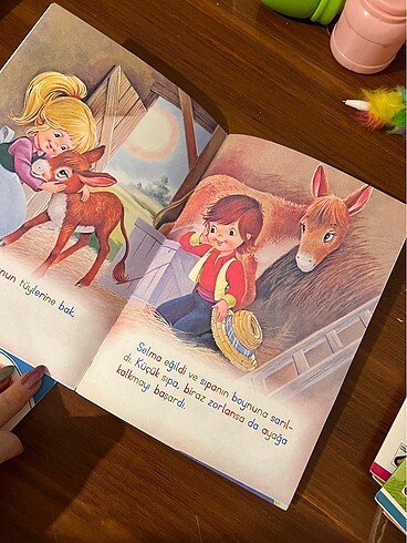 Okumayı öğrenme seti ve renkli heceli hikaye kitapları - Görsel 18