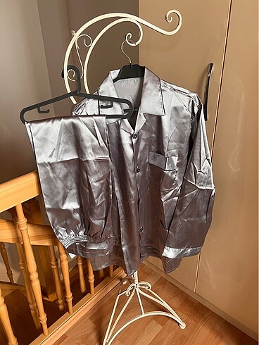 Erkek pijama takımı sabahlıklı L beden - Görsel 7