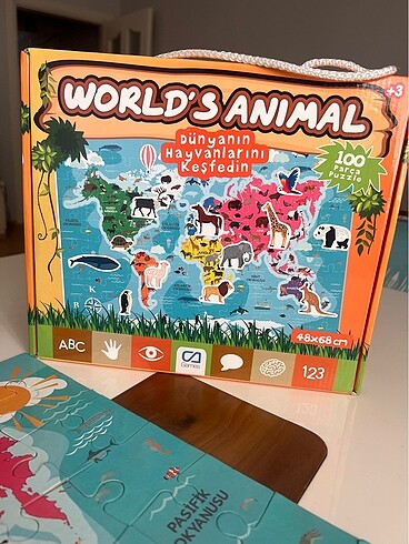 Ca Games World's Animal Dünyanın Hayvanlarını Keşfet puzzle