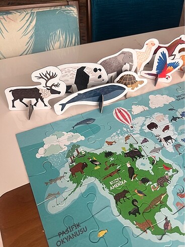  Beden Renk Ca Games World's Animal Dünyanın Hayvanlarını Keşfet puzzle