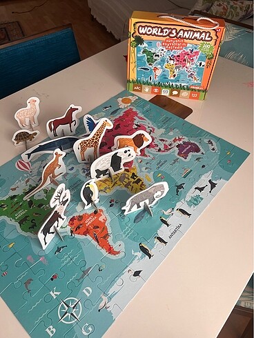 Ca Games World's Animal Dünyanın Hayvanlarını Keşfet puzzle - Görsel 10