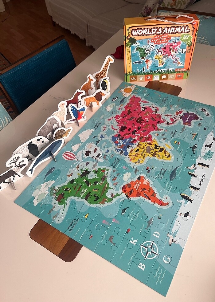 Ca Games World's Animal Dünyanın Hayvanlarını Keşfet puzzle - Görsel 2