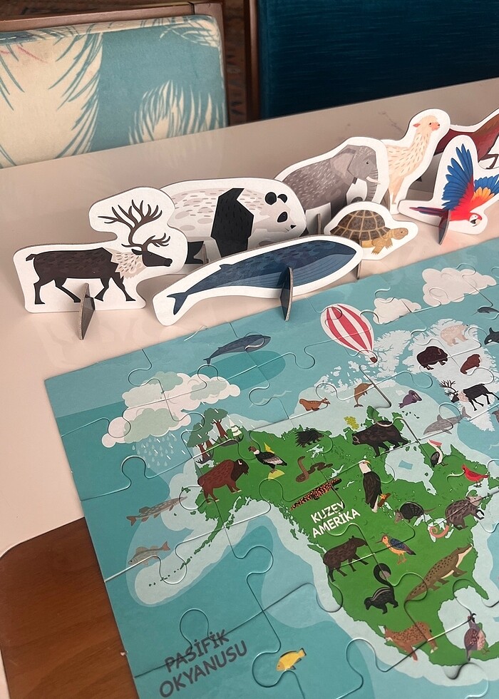 Ca Games World's Animal Dünyanın Hayvanlarını Keşfet puzzle - Görsel 4