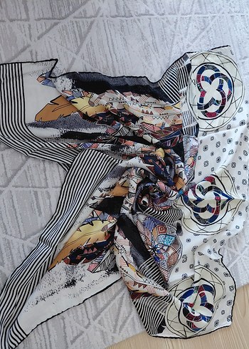 Aker ipek eşarp - Görsel 5