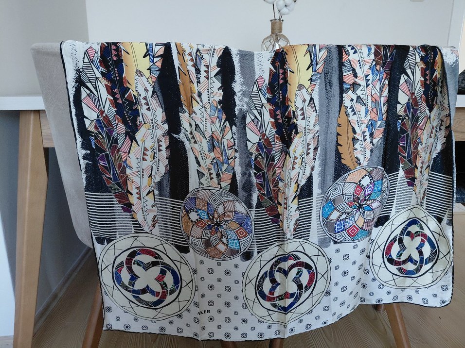 Aker ipek eşarp - Görsel 2