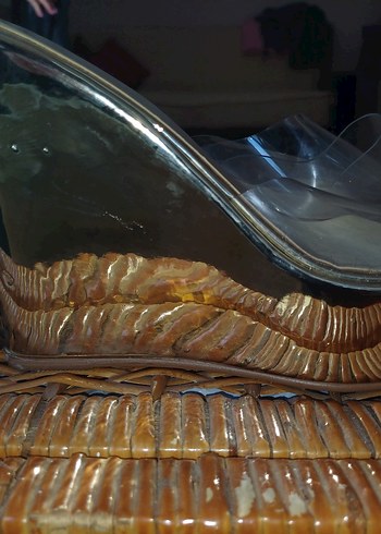 Şeffaf Bantlı Dolgu Topuklu Kadın Terlik - Görsel 3