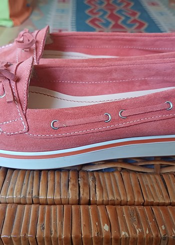 Pembe Süet Kadın Dolgu Topuklu Günlük Ayakkabı - Görsel 6