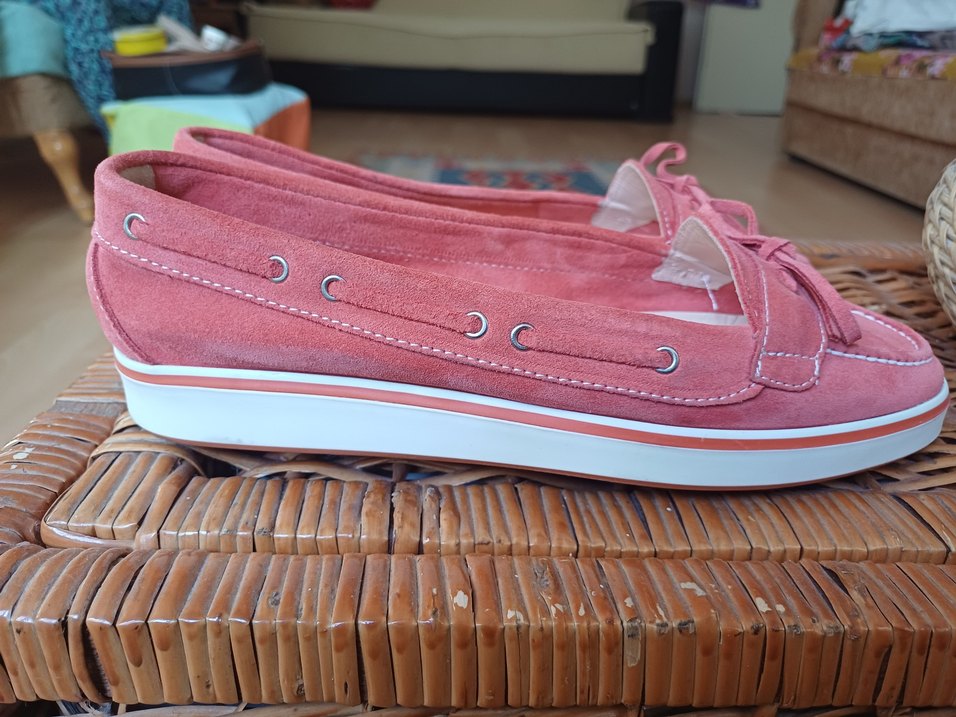 Pembe Süet Kadın Dolgu Topuklu Günlük Ayakkabı - Görsel 5