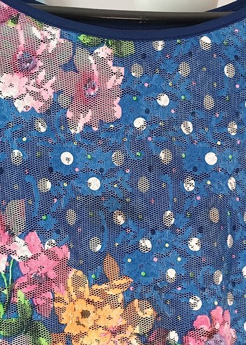 Çiçek Desenli Bohem Kadın Bluz - Görsel 7