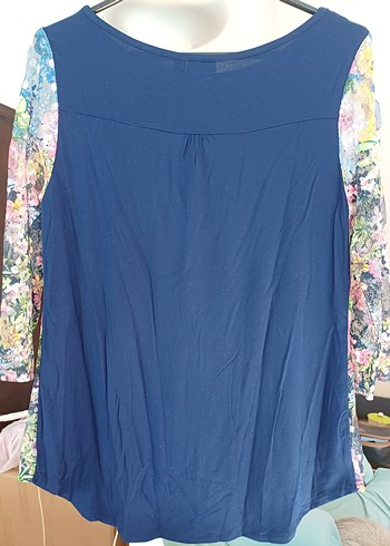 Çiçek Desenli Bohem Kadın Bluz - Görsel 2