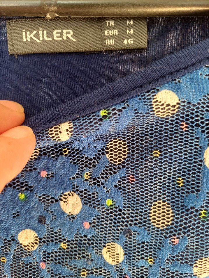 Çiçek Desenli Bohem Kadın Bluz - Görsel 3