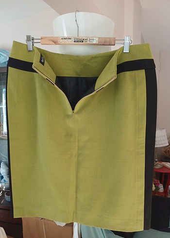 Modern tarzda kumaş etek - Görsel 4