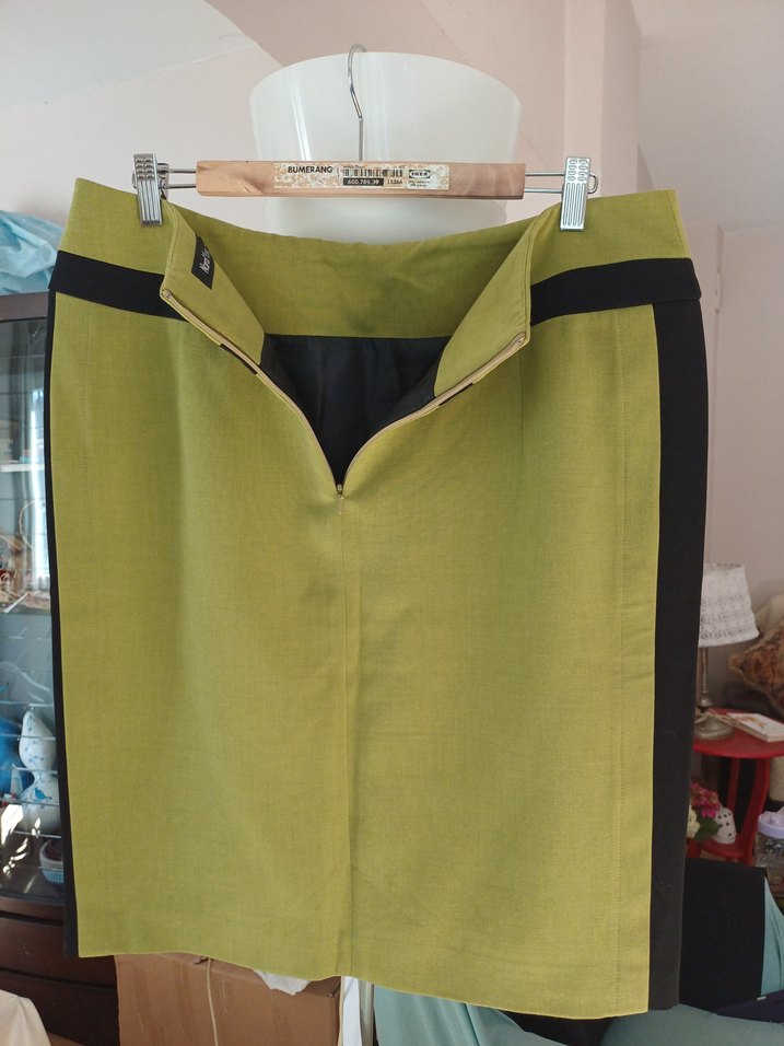 Modern tarzda kumaş etek - Görsel 4