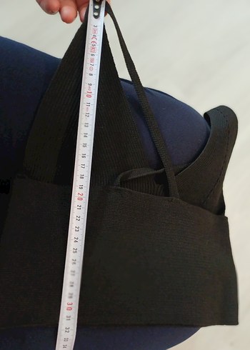 Siyah Spor Bralet, Kısa Kesim, İnce Askılı - Görsel 7