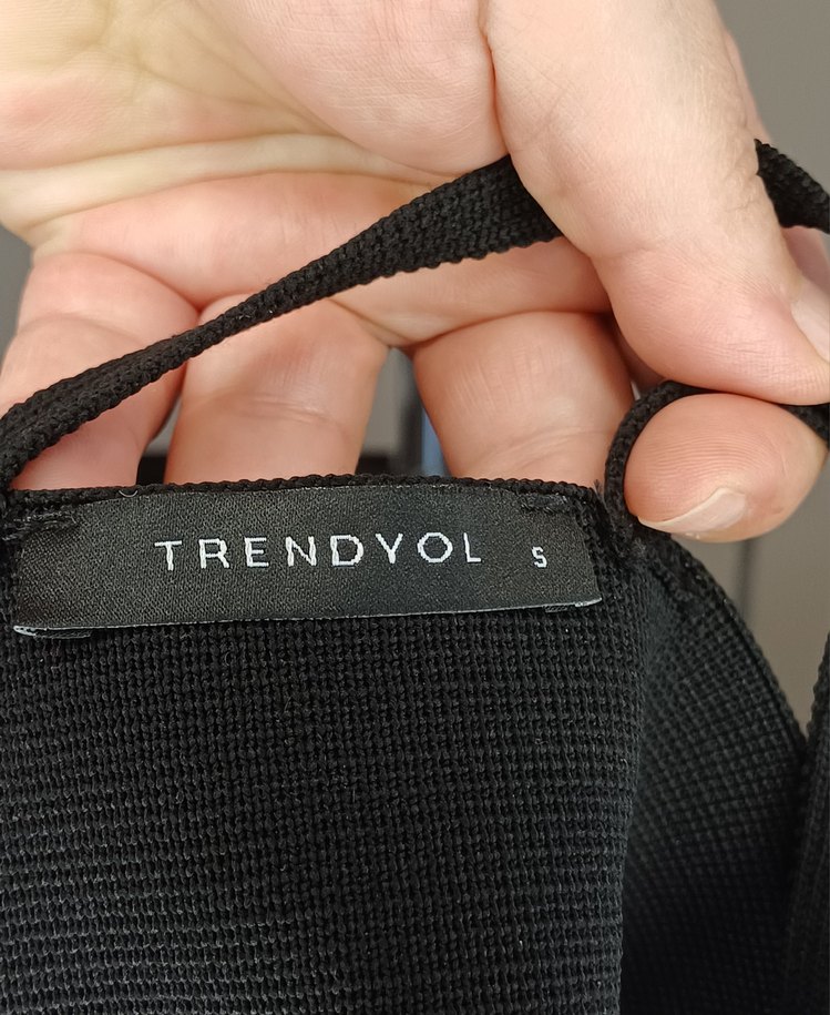 Siyah Spor Bralet, Kısa Kesim, İnce Askılı - Görsel 4