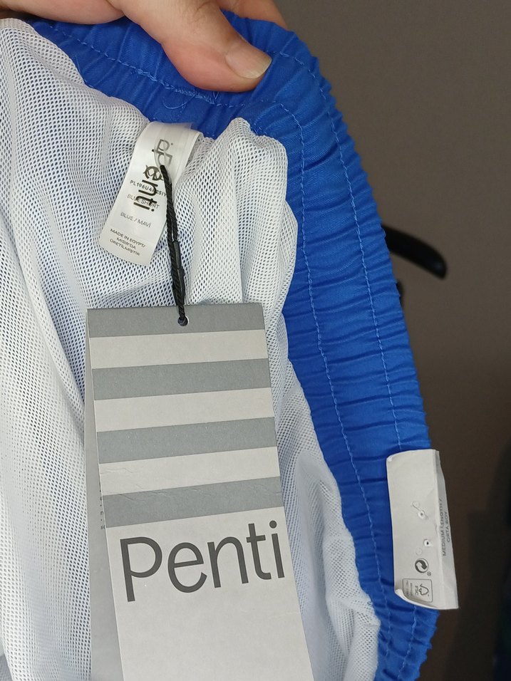 Mavi Midi Erkek Deniz Şortu - Penti - Görsel 4