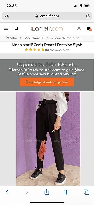 Zara Kumaş Pantolon