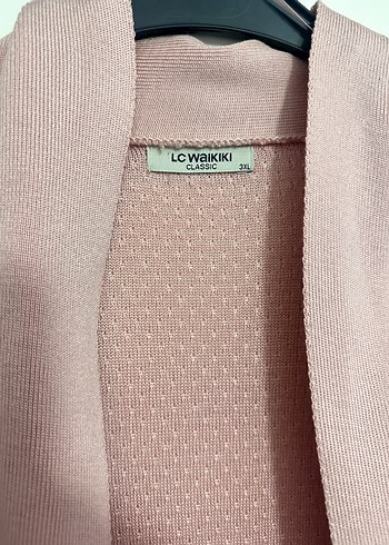 LC Waikiki LC Waikiki Pudra Triko Midi Kadın Hırka