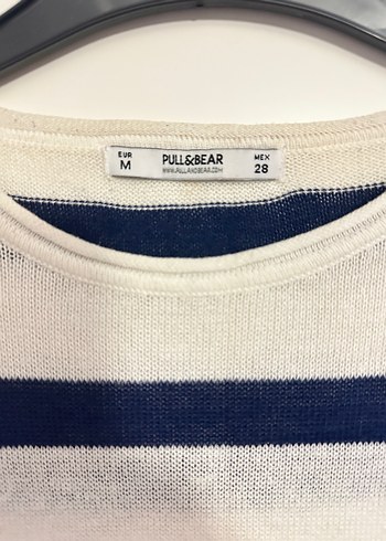 Pull and Bear Pull and Bear Çizgili Triko Kadın Kazak