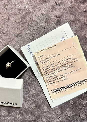 Beden Rose Gold Renk Pandora Yüzük Orijinal