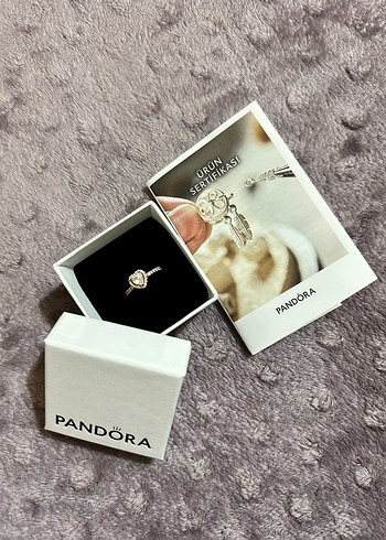 Rose Gold Renk Pandora Yüzük Orijinal
