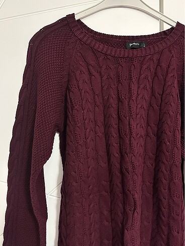 l Beden bordo Renk Stradivarius Kazak