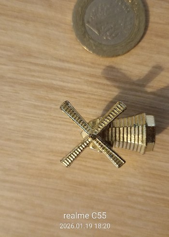 gold değirmen biblo - Görsel 2