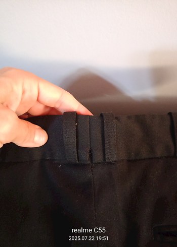42 Beden Siyah kumaş pantolon