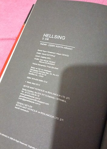  Beden Hellsing 1-3