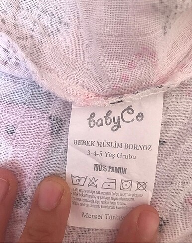 1,5 Yaş Beden Kız çocuk bornoz