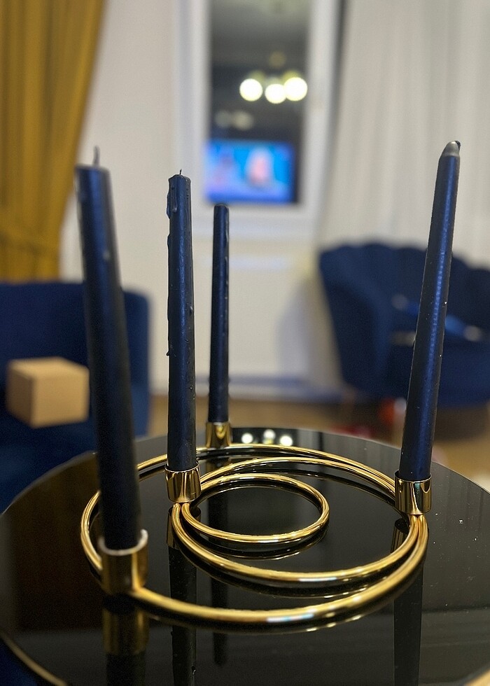 Dekorasyon şamdan - Görsel 4